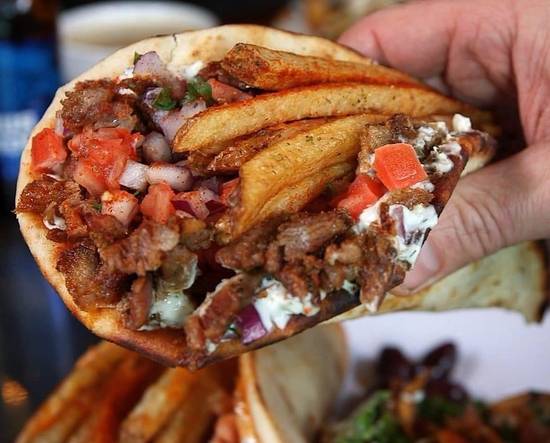 Order Chicken & Pork Gyro food online from The Gyro Spot store, Manchester on bringmethat.com