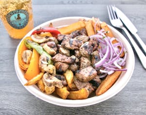 Order Steak Potato Bowl food online from Athenian Fresh Grill store, North Arlington on bringmethat.com