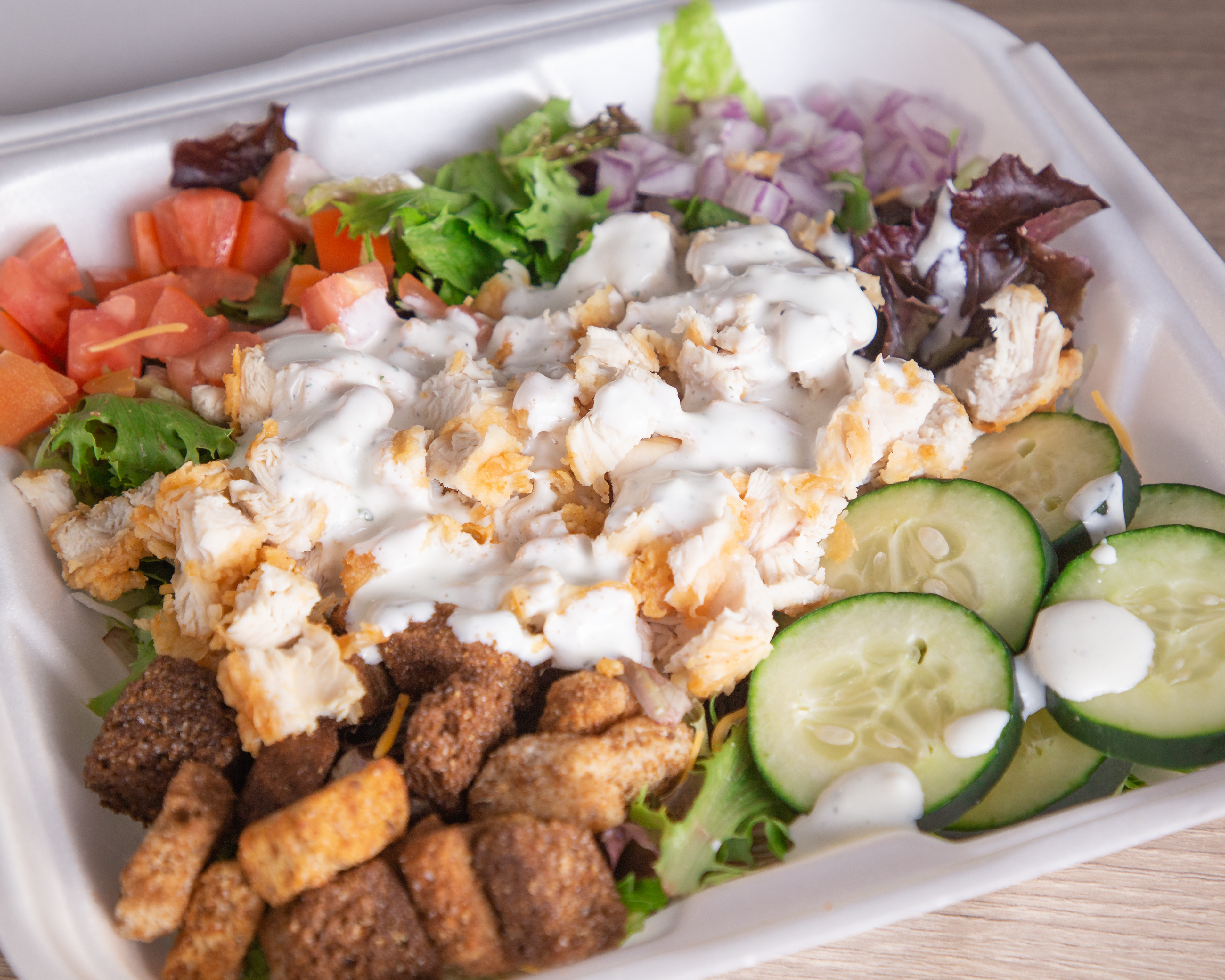 Order SALAD - Shack Chicken Salad food online from The Chicken Shack store, Clovis on bringmethat.com