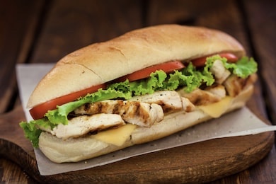 Order Italian Grill Chicken Sandwich Combo food online from Kennedy Fried Chicken store, Bronx on bringmethat.com