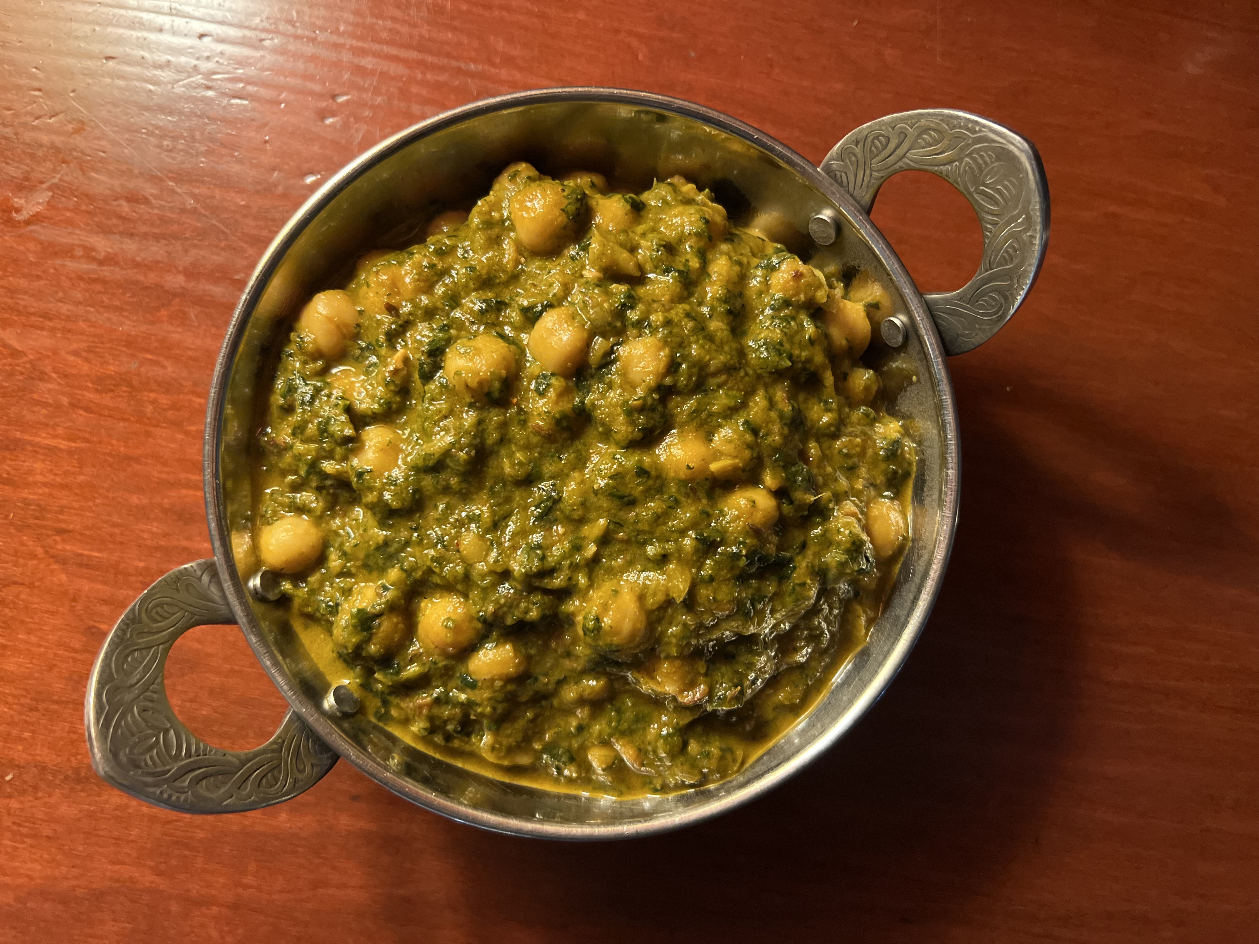 Order Chana Saag food online from Curry heights store, Brooklyn on bringmethat.com