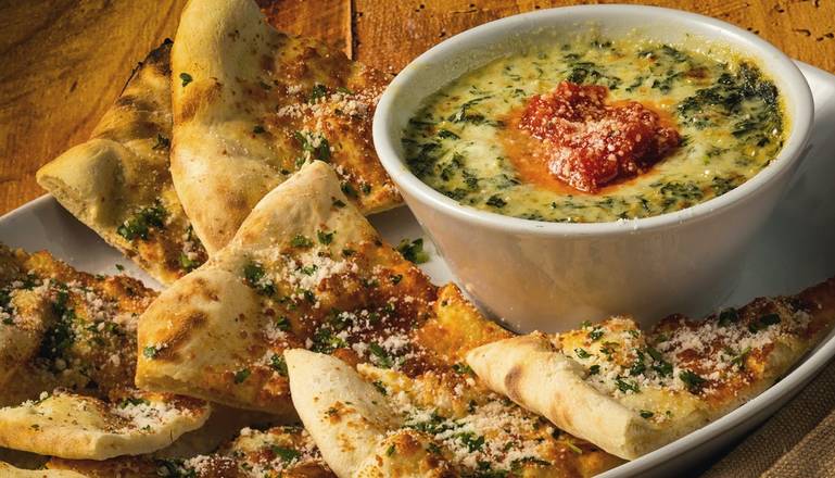Order Spinach + Artichoke Dip food online from Bravo! Italian Kitchen store, Des Peres on bringmethat.com