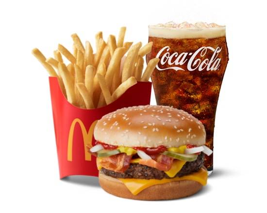 Order Bacon Quarter Pounder with Cheese Meal food online from Mcdonald's® store, Cincinnati on bringmethat.com
