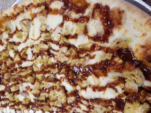 Order BBQ Chicken Pizza food online from Slice of NY Pizza store, Raleigh on bringmethat.com