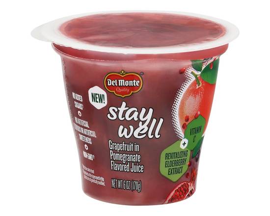 Order Del Monte · Stay Well Grapefruit in Pomegranate Flavored Juice (6 oz) food online from Safeway store, Damascus on bringmethat.com