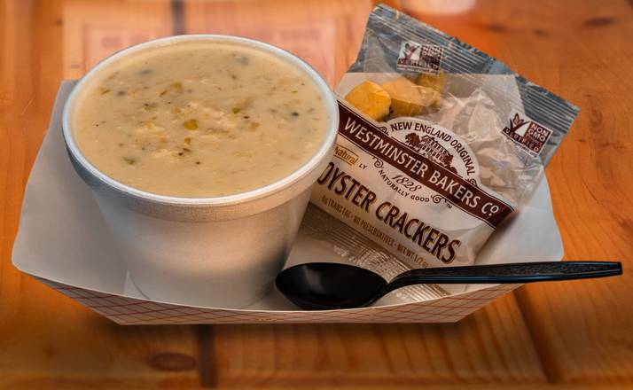 Order Clam Chowder food online from The Beach Plum store, Portsmouth on bringmethat.com