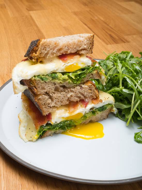 Order The Fried Egg Sandwich food online from Groundwork Coffee store, Venice on bringmethat.com