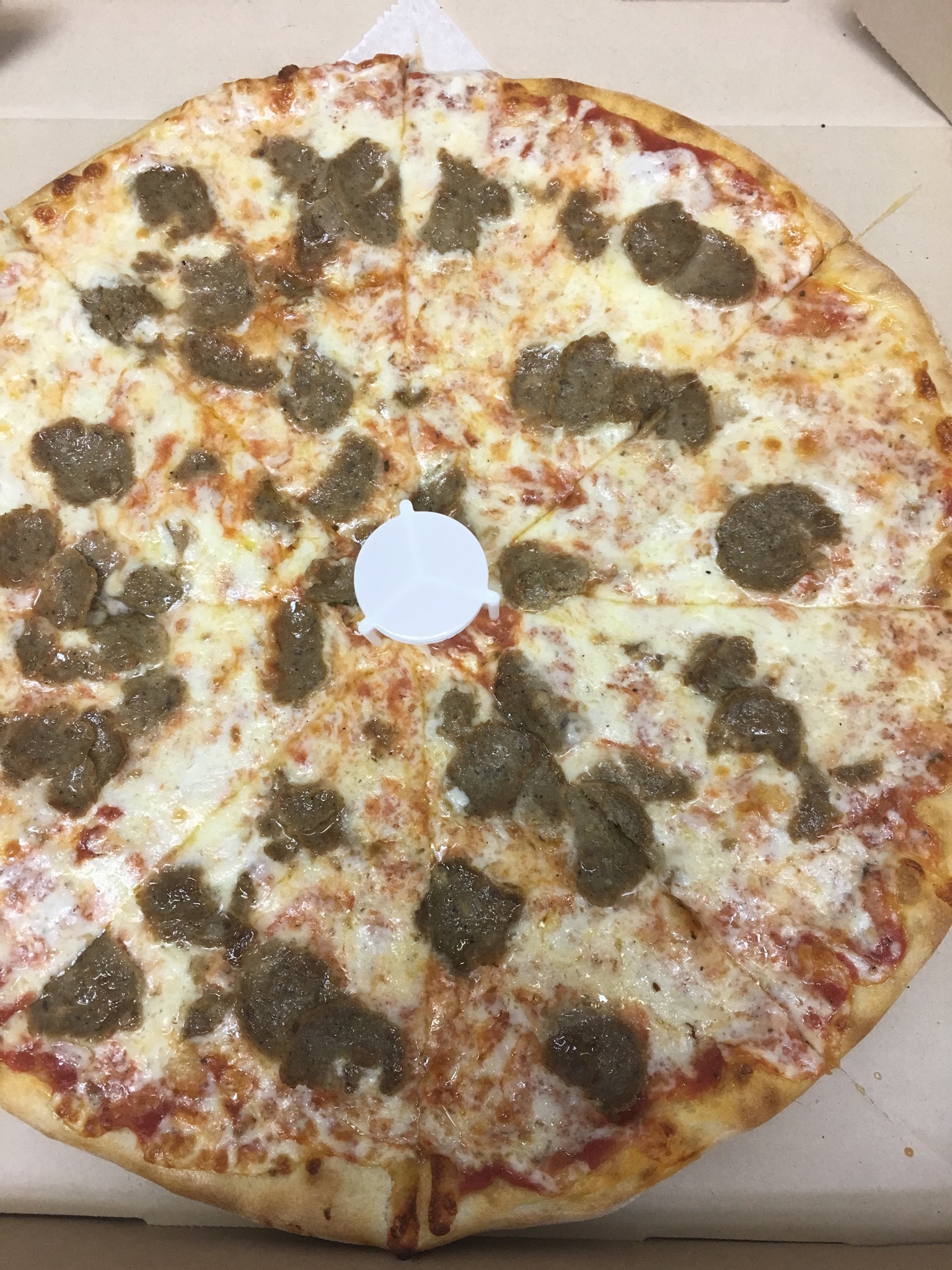 Order 18” XL 1-Topping Pizza, 1 Appetizer, 2 Liter Soda and 1 Free Garden Salad food online from Sal’s NY Slice Pizzeria store, Virginia Beach on bringmethat.com