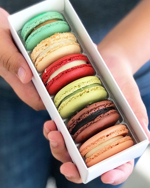 Order 6 Macarons in Gift Box food online from Sweetsnow store, Northridge on bringmethat.com