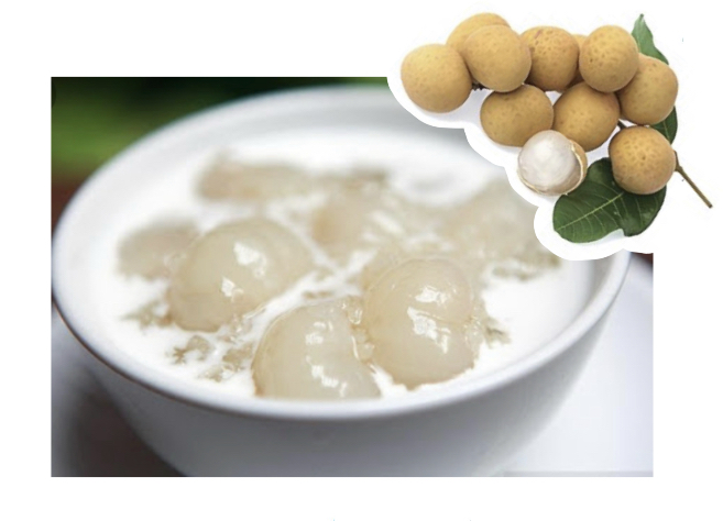Order Sweet Sticky Rice with Longan Fruit food online from Smile Thai store, Harbor City on bringmethat.com