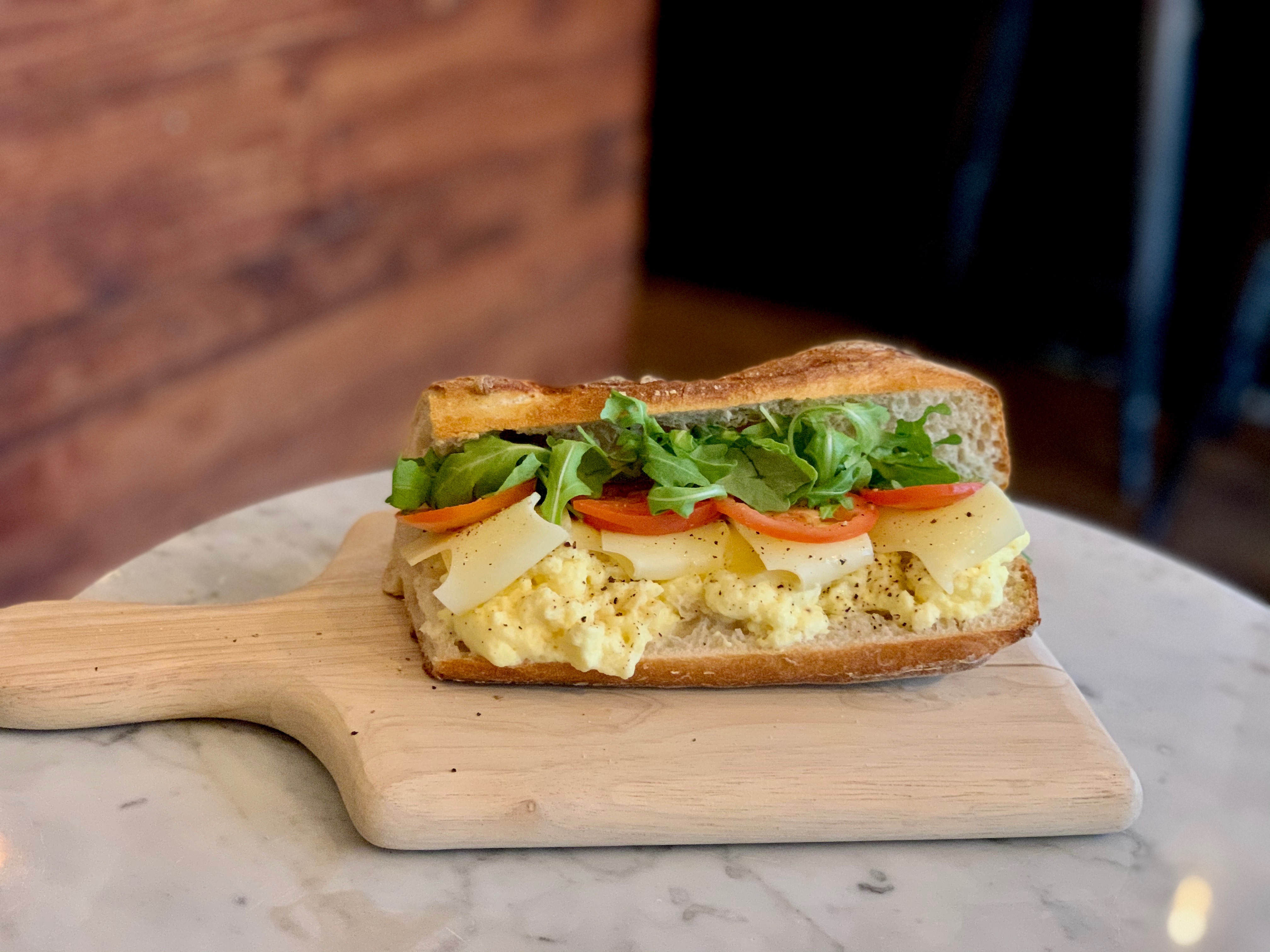 Order Vegetable breakfast sandwich  food online from Lena Cafe store, New York on bringmethat.com
