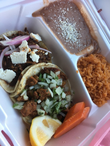 Order 2 Taco Plate food online from Happy Taco store, Los Angeles on bringmethat.com