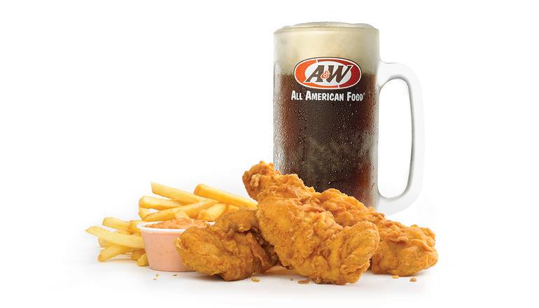 Order 3pc. Hand-Breaded or Grilled Tenders Combo food online from A&W Restaurant store, Mount Pleasant on bringmethat.com