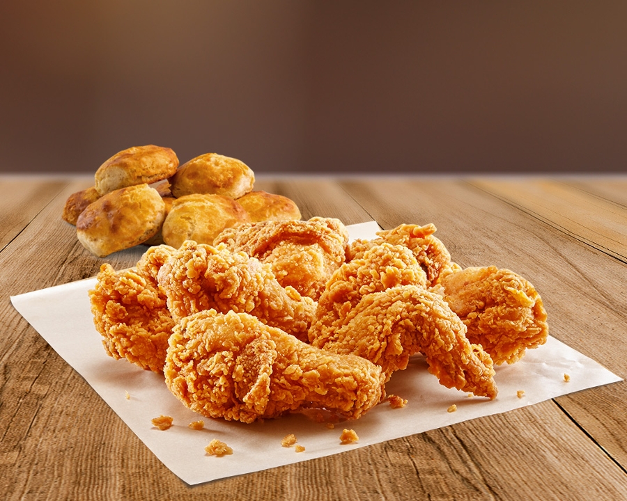 Order 8 Pc Chicken w/ 4 Biscuit's food online from Texas Chicken & Burgers store, New York on bringmethat.com