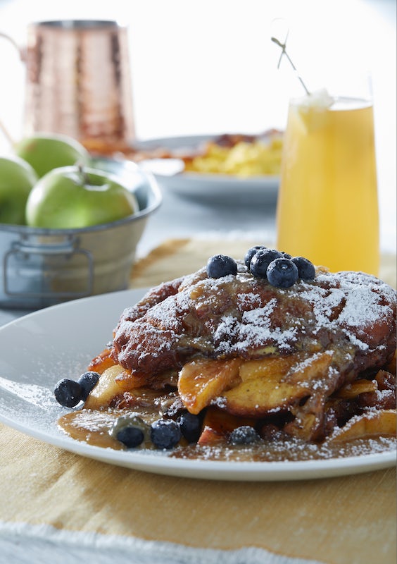 Order Apple Fritter French Toast food online from Another Broken Egg Cafe store, Atlanta on bringmethat.com