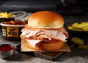 Order Turkey Classic Sandwich Plate food online from Dickey's Barbecue Pit store, Weatherford on bringmethat.com