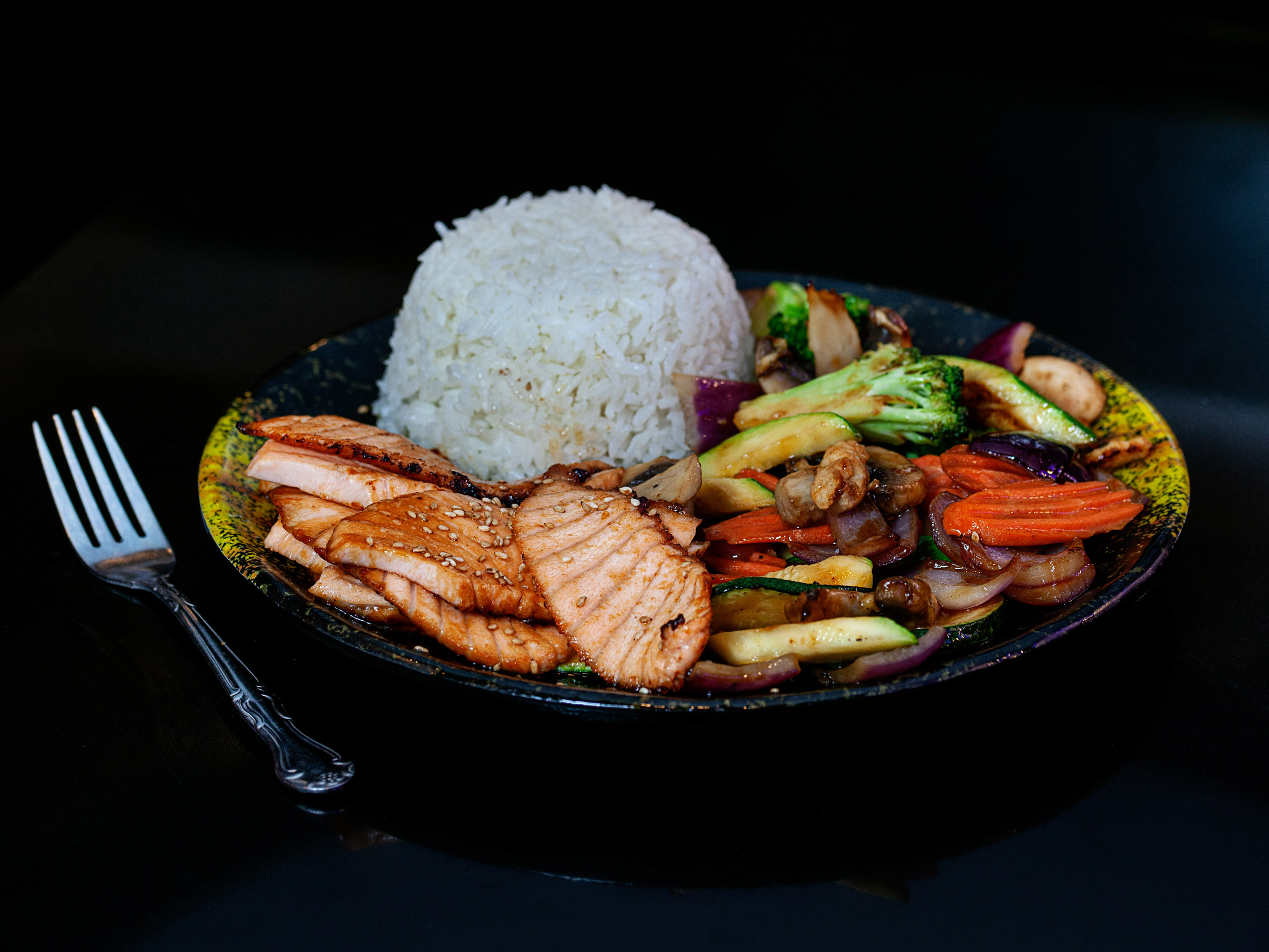 Order Salmon Hibachi food online from Sushi Chiyo store, Clark County on bringmethat.com
