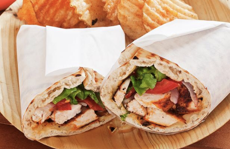 Order Cajun Chicken Wrap food online from Mediterranean Grill And Bar store, New York on bringmethat.com