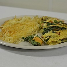 Order Veggie Omelette food online from Jay Jay Cafe store, Arlington on bringmethat.com