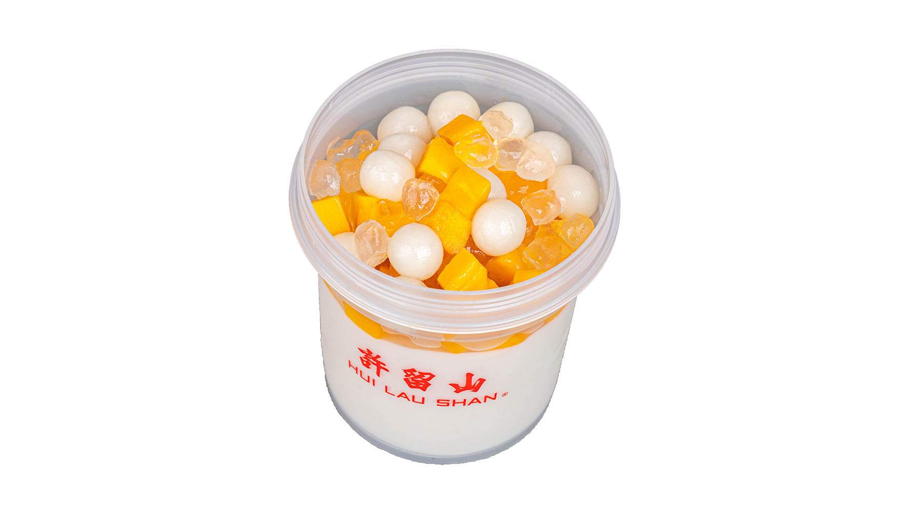 Order C8. Coconut Jelly with Mango 新鮮芒果椰子凍 food online from Hui Lau Shan store, Arcadia on bringmethat.com