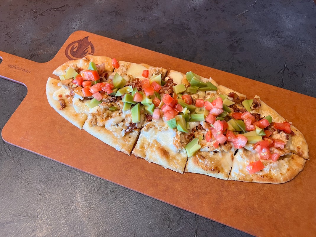 Order Chicken Avocado Flatbread food online from East Coast Wings + Grill store, High Point on bringmethat.com