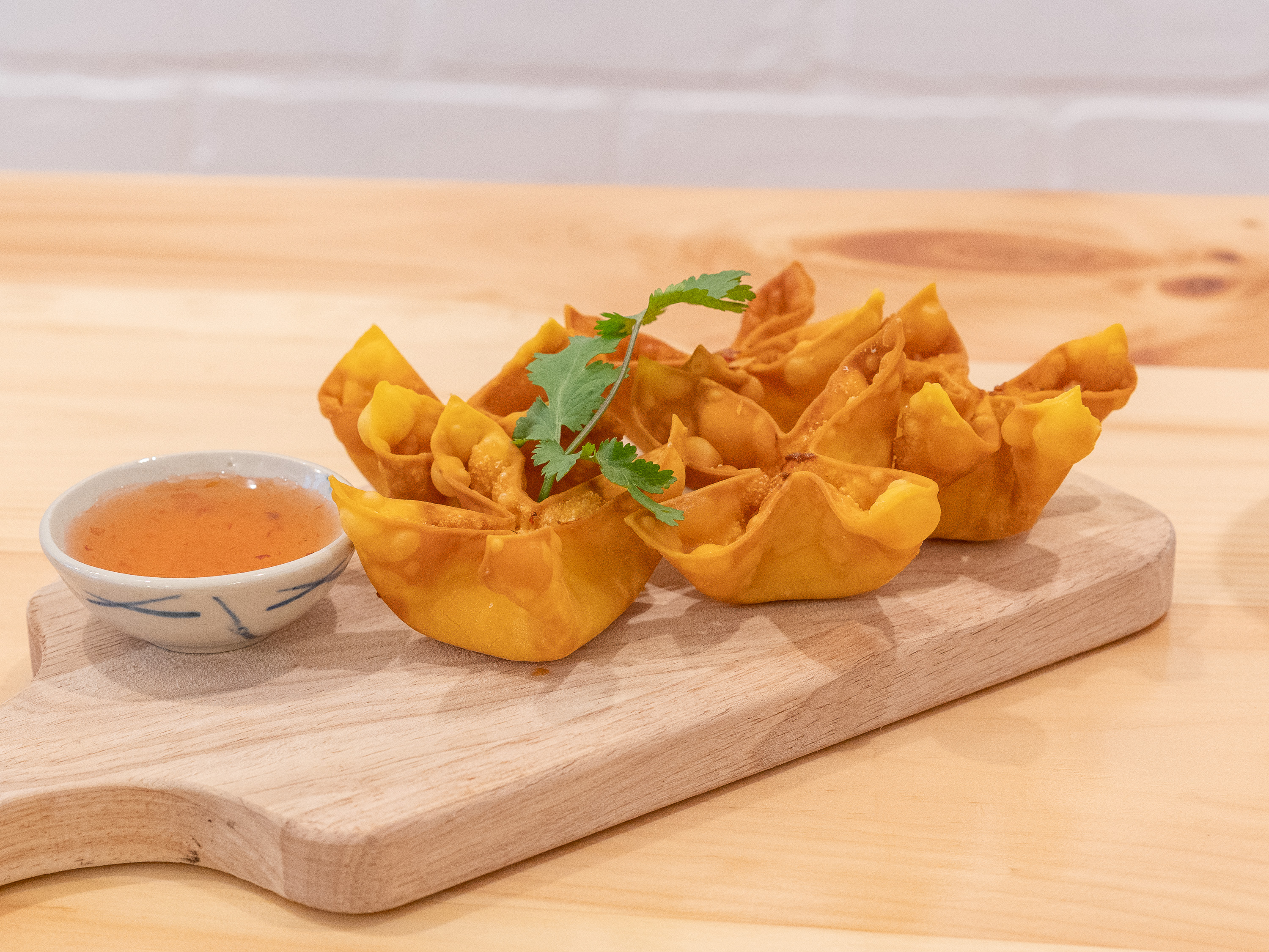 Order A.5 Crab Rangoon food online from Thai Saap kitchen store, Quincy on bringmethat.com