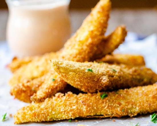 Order Fried Pickles food online from Winged To Perfection store, Nashville-Davidson on bringmethat.com