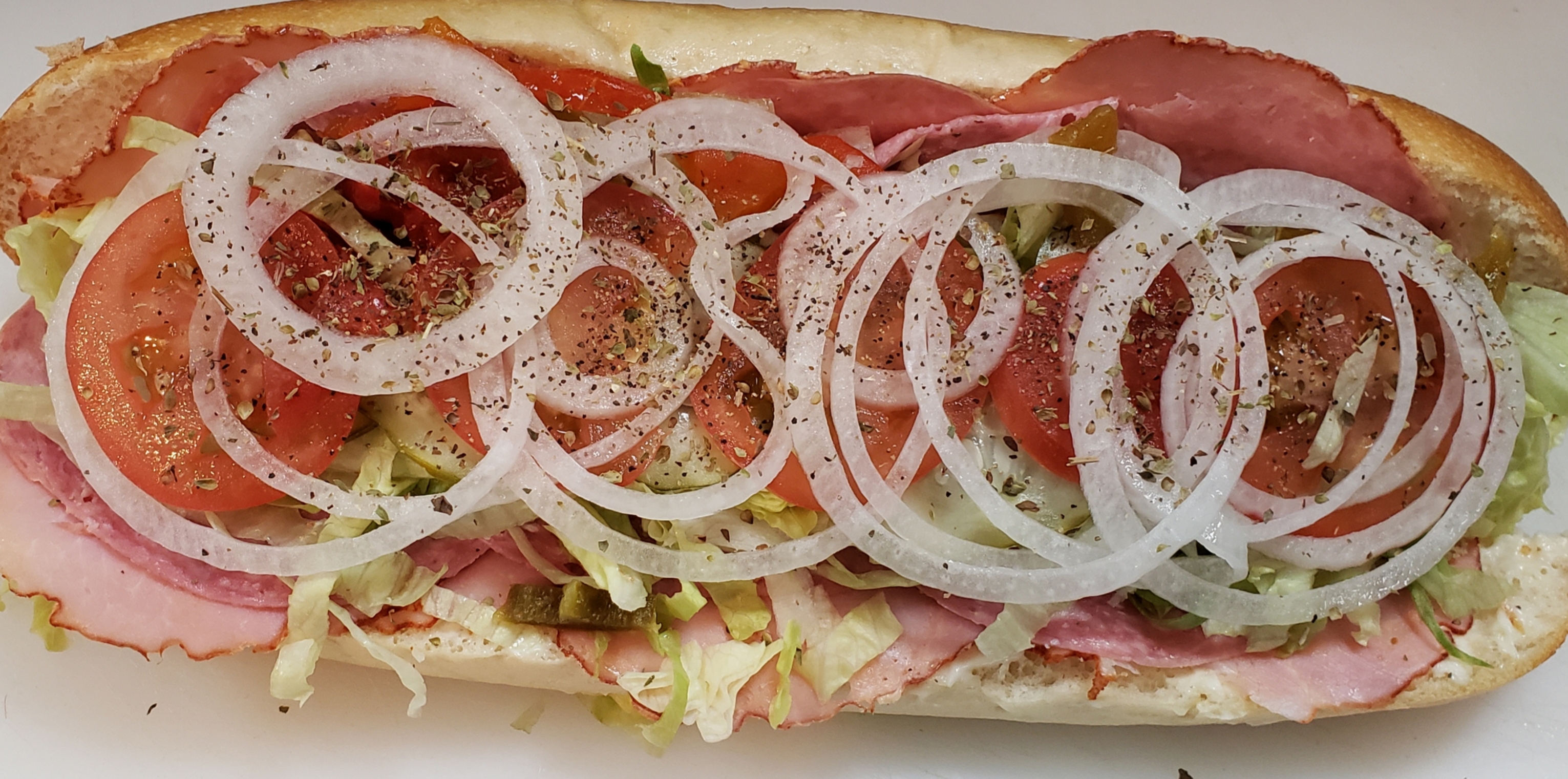Order Italian Hoagie (12 inch) food online from Knj Convenience Store& Deli store, Melrose Park on bringmethat.com