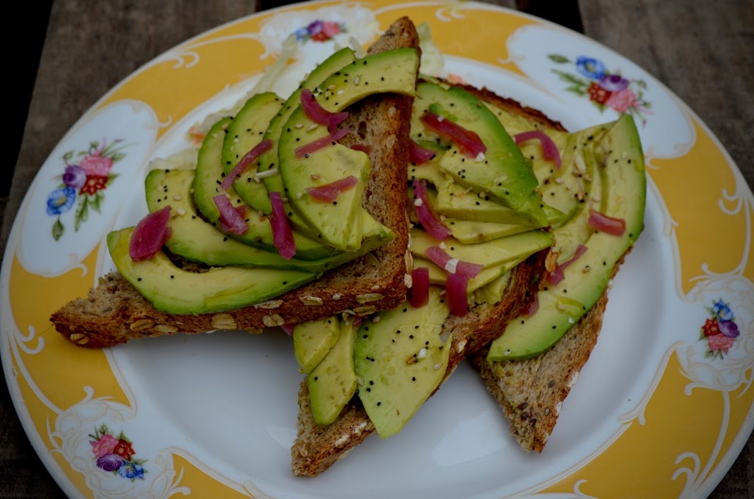 Order Avocado Toast on 7 Grain food online from Village Hands Cafe store, Monroe on bringmethat.com