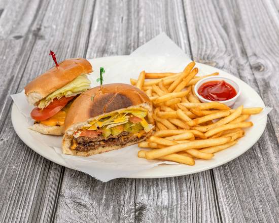 Order The Burguer food online from Taco Fanatico store, Mesquite on bringmethat.com