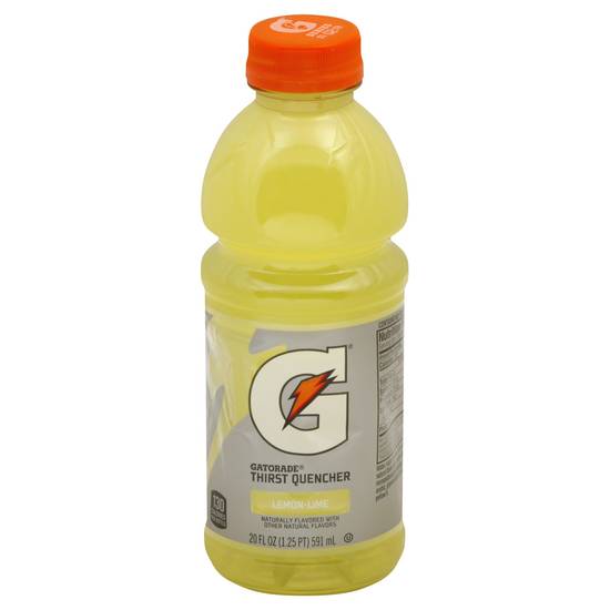 Order Gatorade Thirst Quencher Lemon-Lime Bottle (20 oz) food online from Rite Aid store, Saint Marys on bringmethat.com