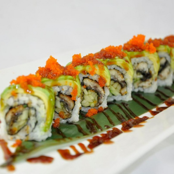 Order 3. Dragon Roll food online from Katana restaurant store, Pittsburgh on bringmethat.com