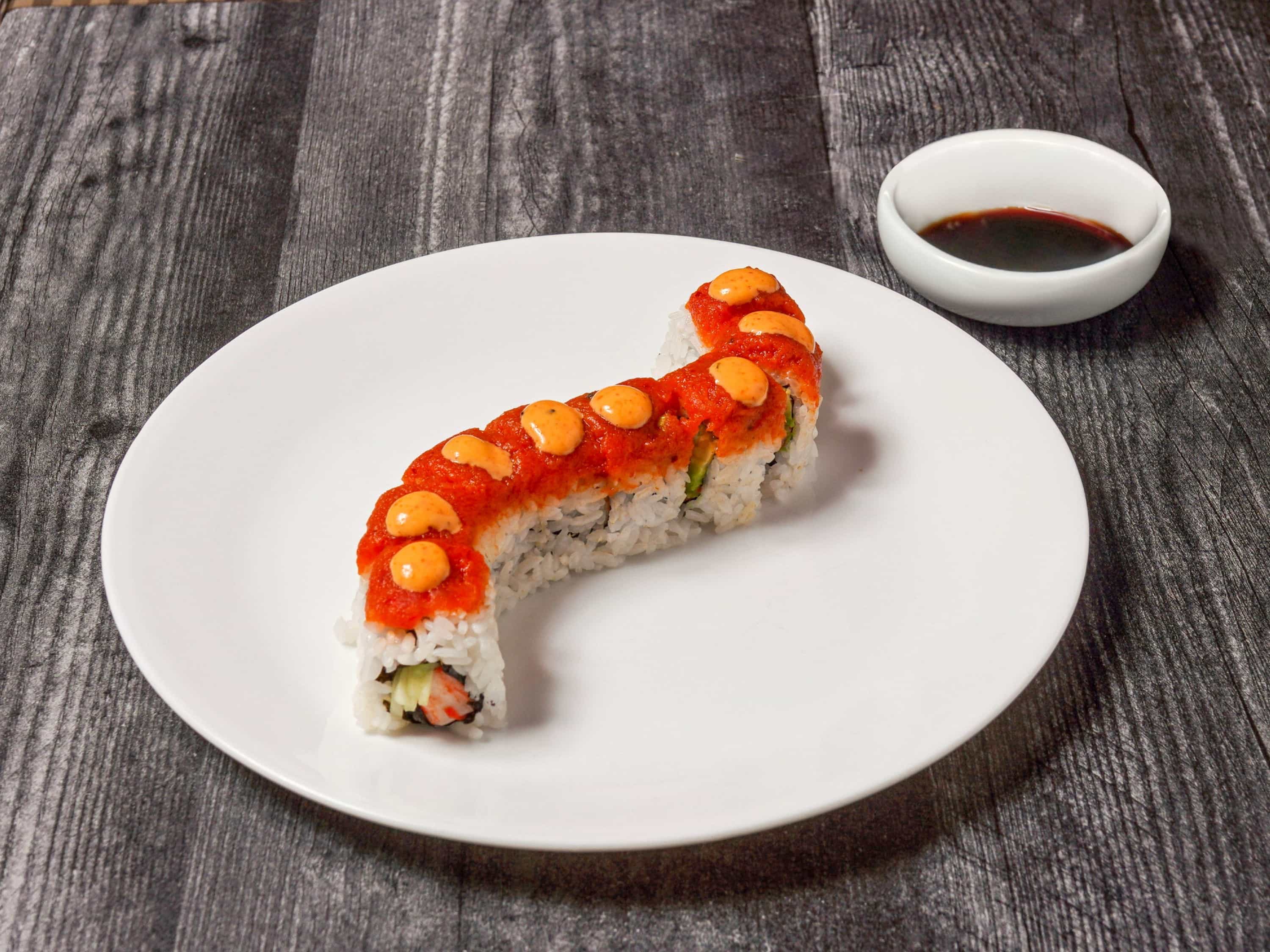 Order Red Phoenix Roll food online from Sushi Express store, Park Ridge on bringmethat.com