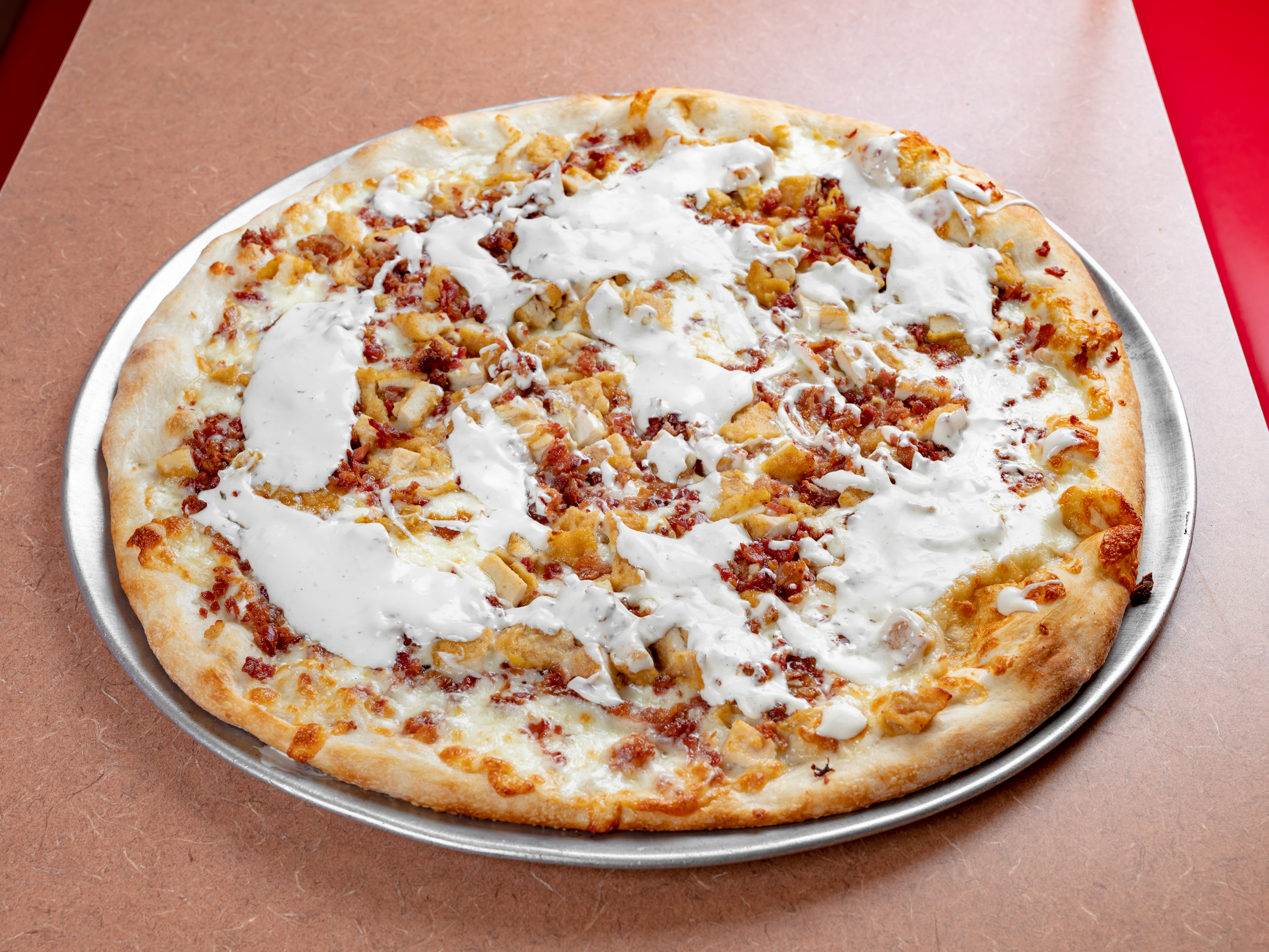 Order Bacon Chicken Ranch  Specialty Pizza food online from Ancona store, Valley Stream on bringmethat.com