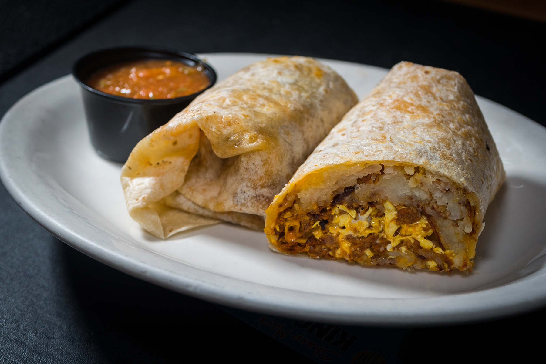 Order Breakfast Burrito food online from Cappy's Cafe store, Newport Beach on bringmethat.com