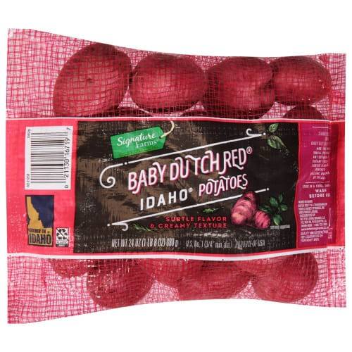 Order Signature Farms · Baby Dutch Red Idaho Potatoes (24 oz) food online from ACME Markets store, Cortlandt on bringmethat.com