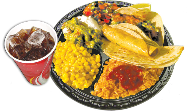 Order #4 Fiesta Combo food online from Taco Plus store, Los Angeles on bringmethat.com