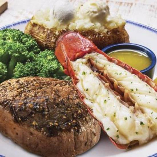Order Surf & Turf Maine Lobster Tail & 6 oz. Filet Mignon** food online from Red Lobster store, Rochester on bringmethat.com
