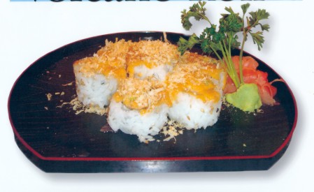 Order 8 Piece Volcano Roll food online from Oasis International Cuisine store, Morrow on bringmethat.com