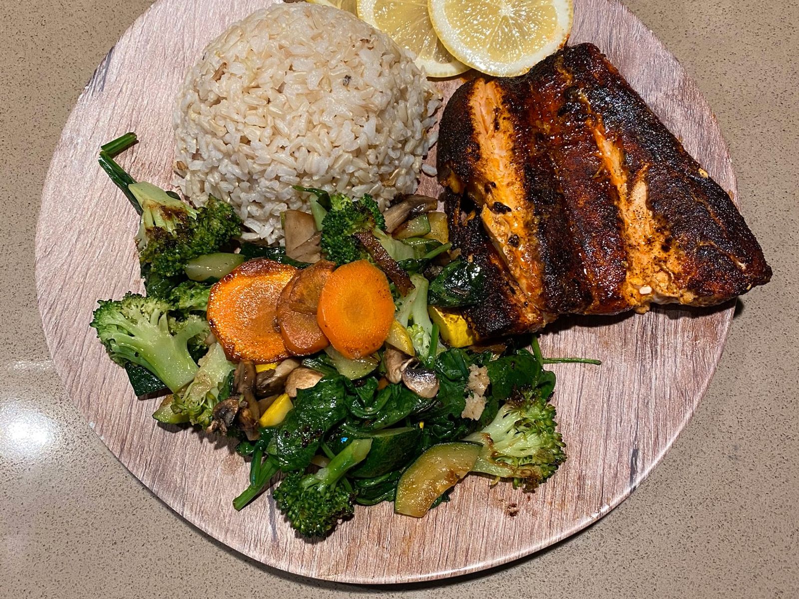 Order Blackened Salmon food online from Lazy daisy cafe of beverly hills store, Beverly Hills on bringmethat.com
