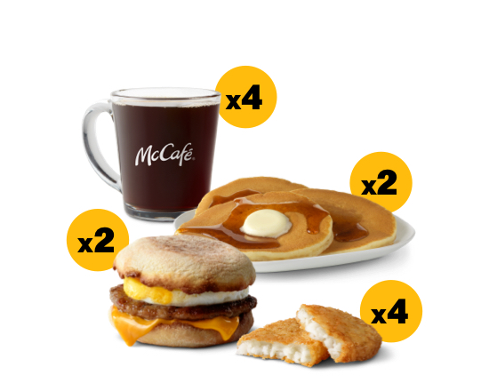 Order Breakfast Favorites Bundle  food online from McDonald's store, Glendale on bringmethat.com