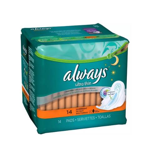 Order Always Thin Ultra Overnight 14 Count food online from 7-Eleven store, Lakewood on bringmethat.com