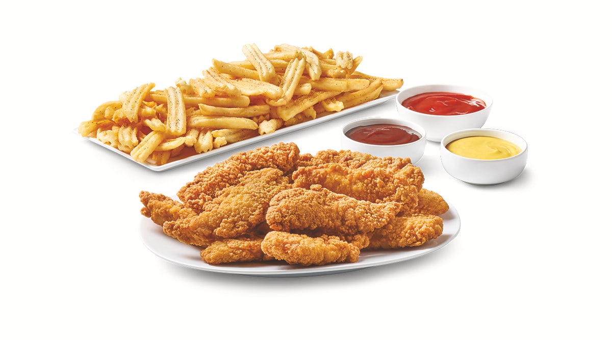 Order Premium Chicken Strips Pack food online from Dennys Restaurant store, Houston on bringmethat.com