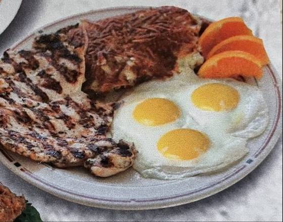 Order Chicken Breast & Eggs food online from Harry's Cafe- Katella Ave store, Stanton on bringmethat.com