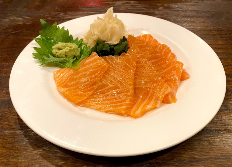 Order Bakka Salmon Sashimi food online from Sasaya store, Los Angeles on bringmethat.com