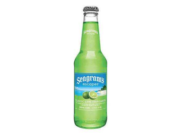 Order Seagram's Escapes Classic Lime Margarita - 4x 11.2oz Bottles food online from Goody Goody Liquor store, Houston on bringmethat.com