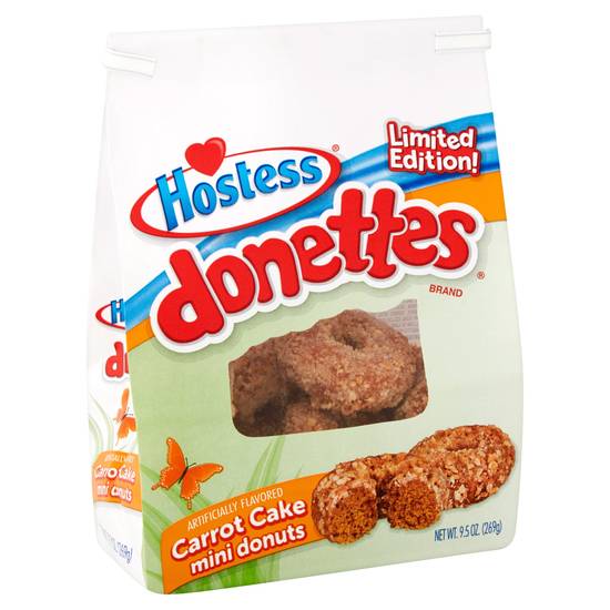 Order Hostess Donettes Carrot Cake Mini Donuts food online from Exxon Food Mart store, Port Huron on bringmethat.com