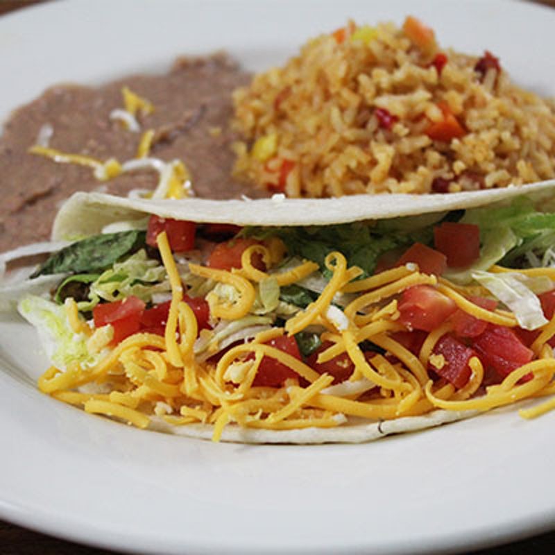 Order Kid's Soft Beef Taco food online from Abuelo's Mexican Restaurant store, Lubbock on bringmethat.com