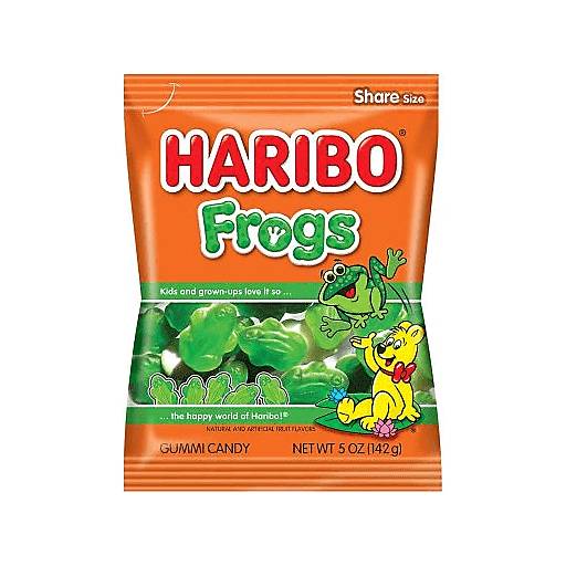Order Haribo Frogs Gummi Candy (5 OZ) 131647 food online from Bevmo! store, Pasadena on bringmethat.com