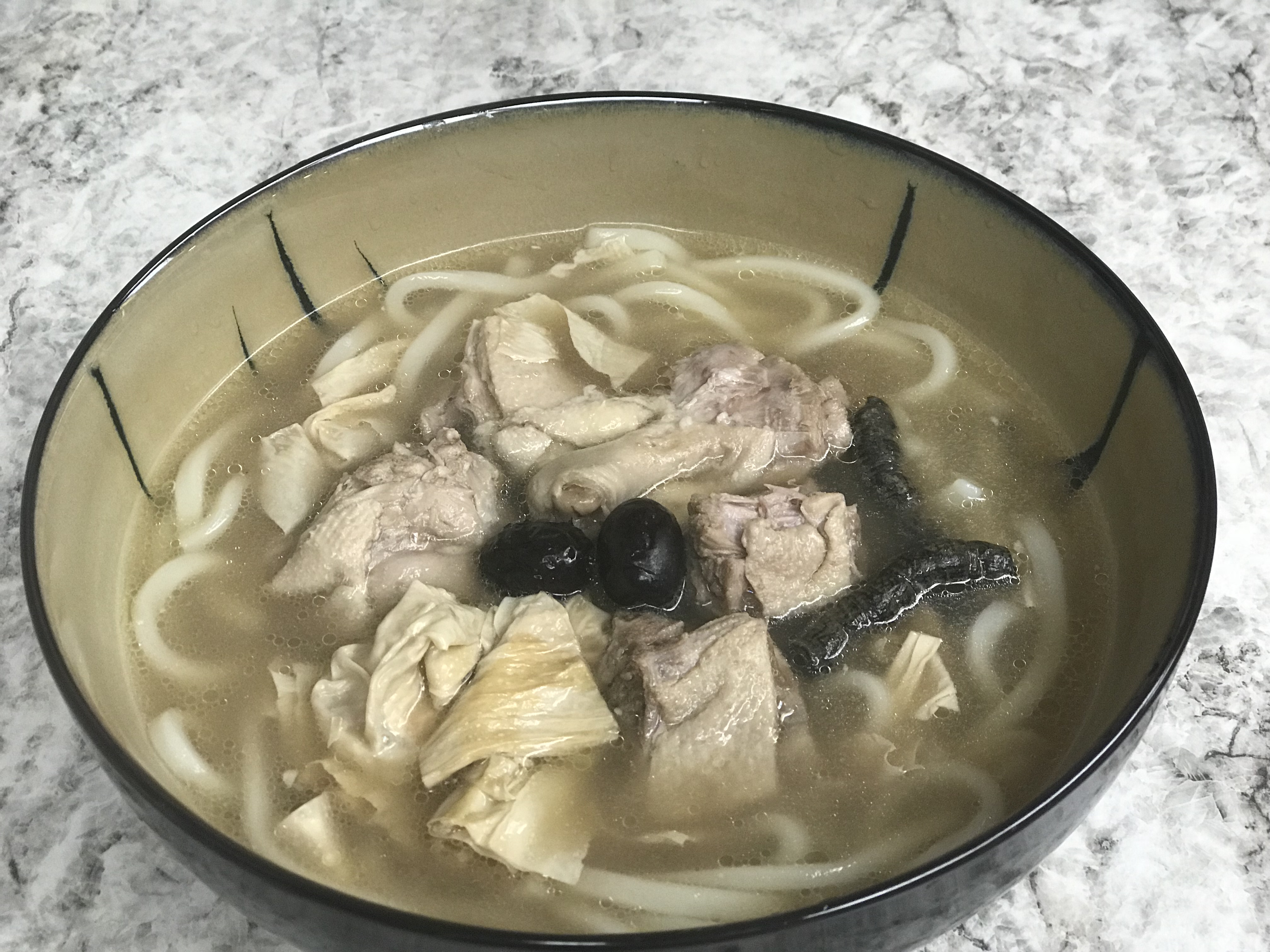 Order N07. HK Style Duck Noodle 枝竹老鴨麵 food online from Uncle Chen Primetime store, State College on bringmethat.com